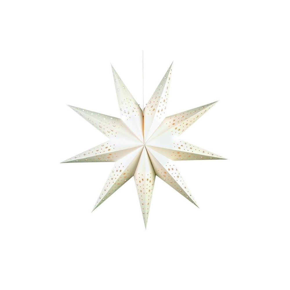 Decorazione luminosa bianca con motivo natalizio ø 75 cm Solvalla - Markslöjd | Decorazioni luminose