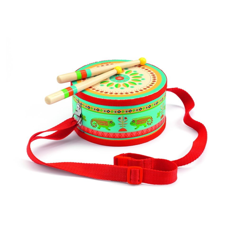 Tamburo dipinto per bambini - Djeco | Giocattoli sonori per bambini