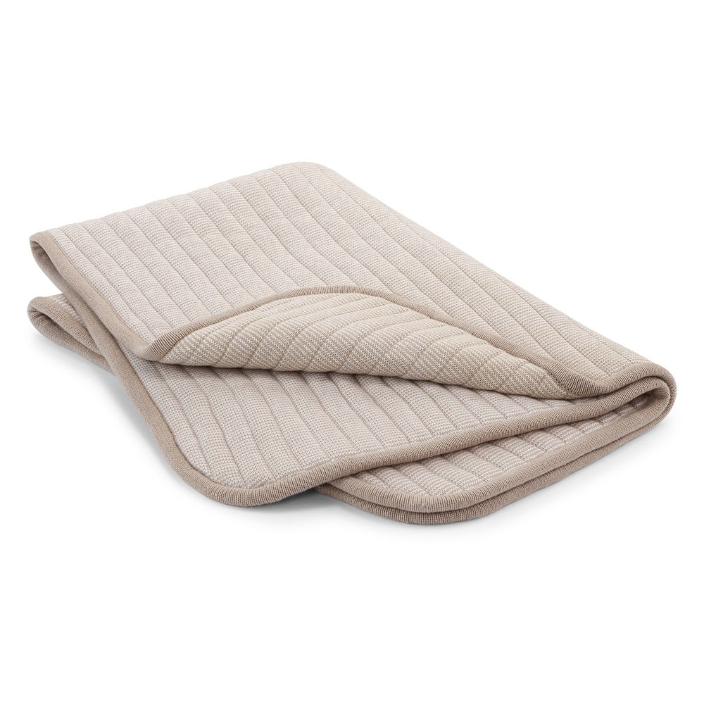 Coperta di cotone beige per cani 90x120 cm Onda Greige L - MiaCara | Cucce per animali
