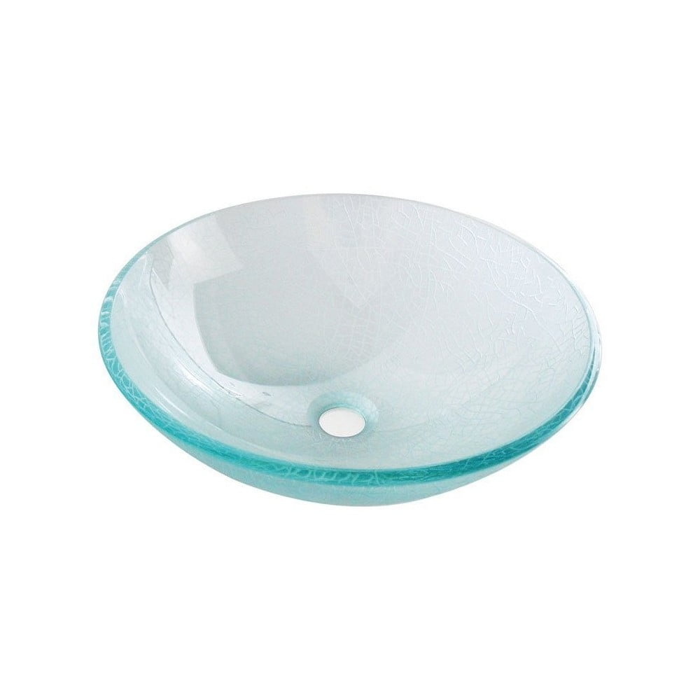 Lavabo rotondo in vetro ø 42 cm Ice – Sapho | Lavabi