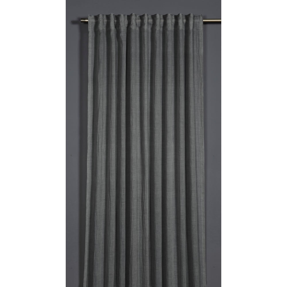Tenda grigio scuro 135x245 cm Etamine – Sehlbach | Tende