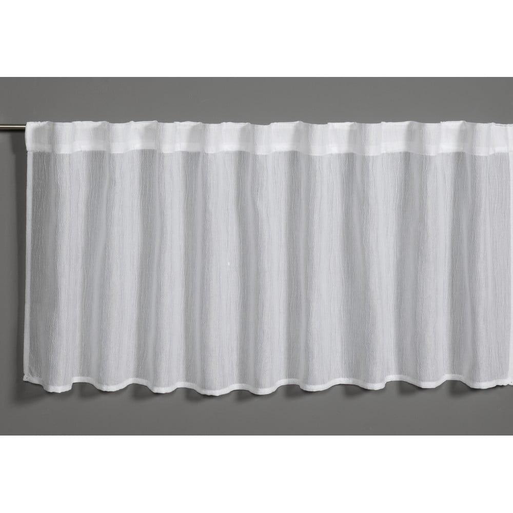 Tenda bianca 45x140 cm Jacquard-Voile - Gardinia | Tende sottili