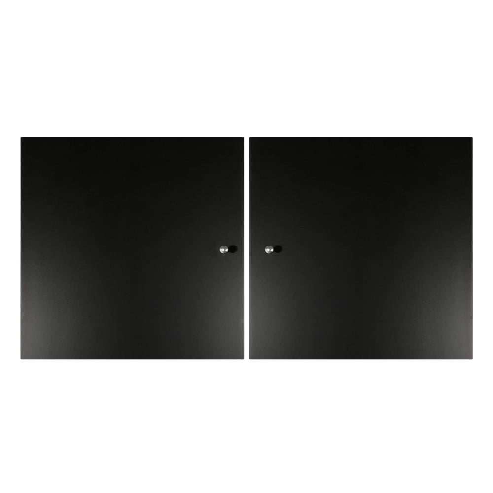 Anta nera per scaffalatura modulare 2 pezzi 32x33 cm Mistral Kubus - Hammel Furniture | Sistemi di scaffalatura componibili