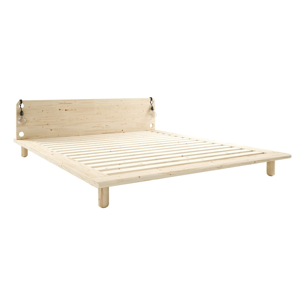 Letto matrimoniale in legno di pino con griglia 180x200 cm Peek - Karup Design | Letti matrimoniali