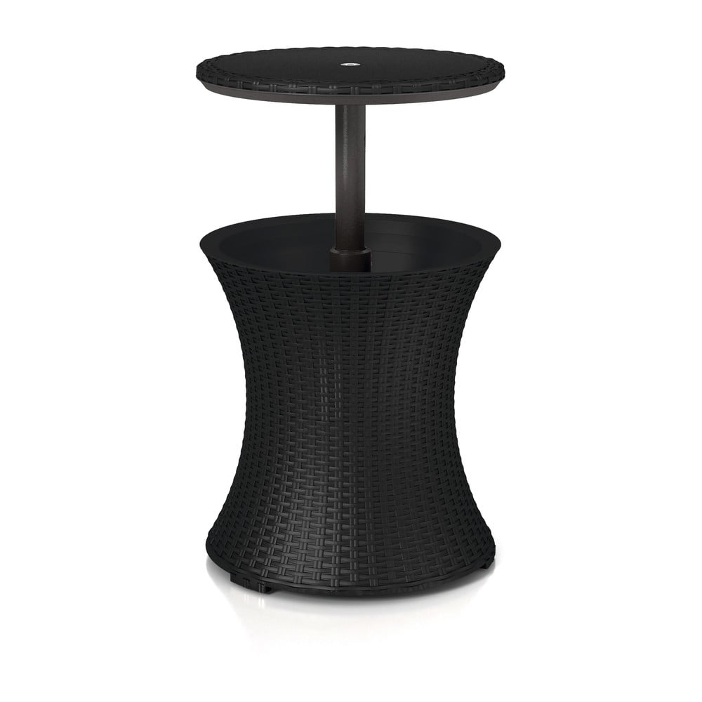 Tavolo da giardino rotondo con vaschetta per il ghiaccio 49,5x49,5 cm Cool - Keter | Tavolini da giardino