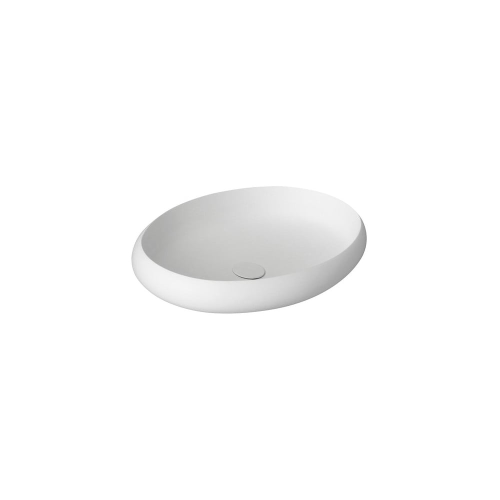 Lavabo ovale bianco , 60 x 40 cm Thin - Sapho | Lavabi