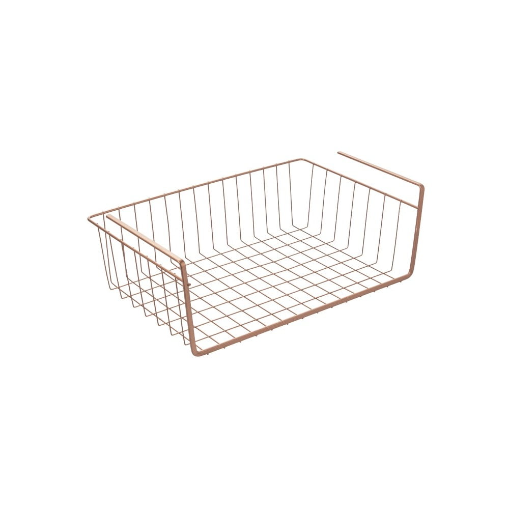 Scatola da appendere di colore rame, lunghezza 40 cm Kanguro - Metaltex | Cestini da cucina
