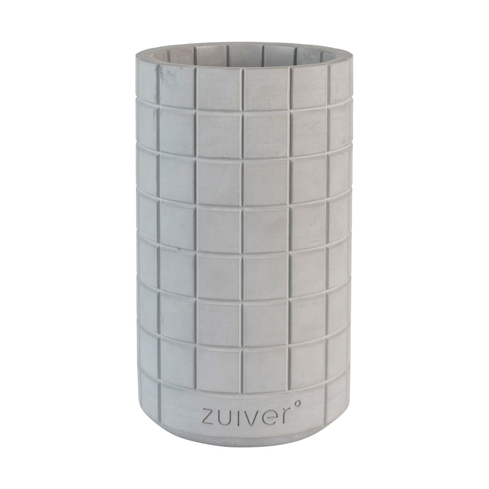 Vaso in cemento grigio chiaro Fajen - Zuiver | Vasi