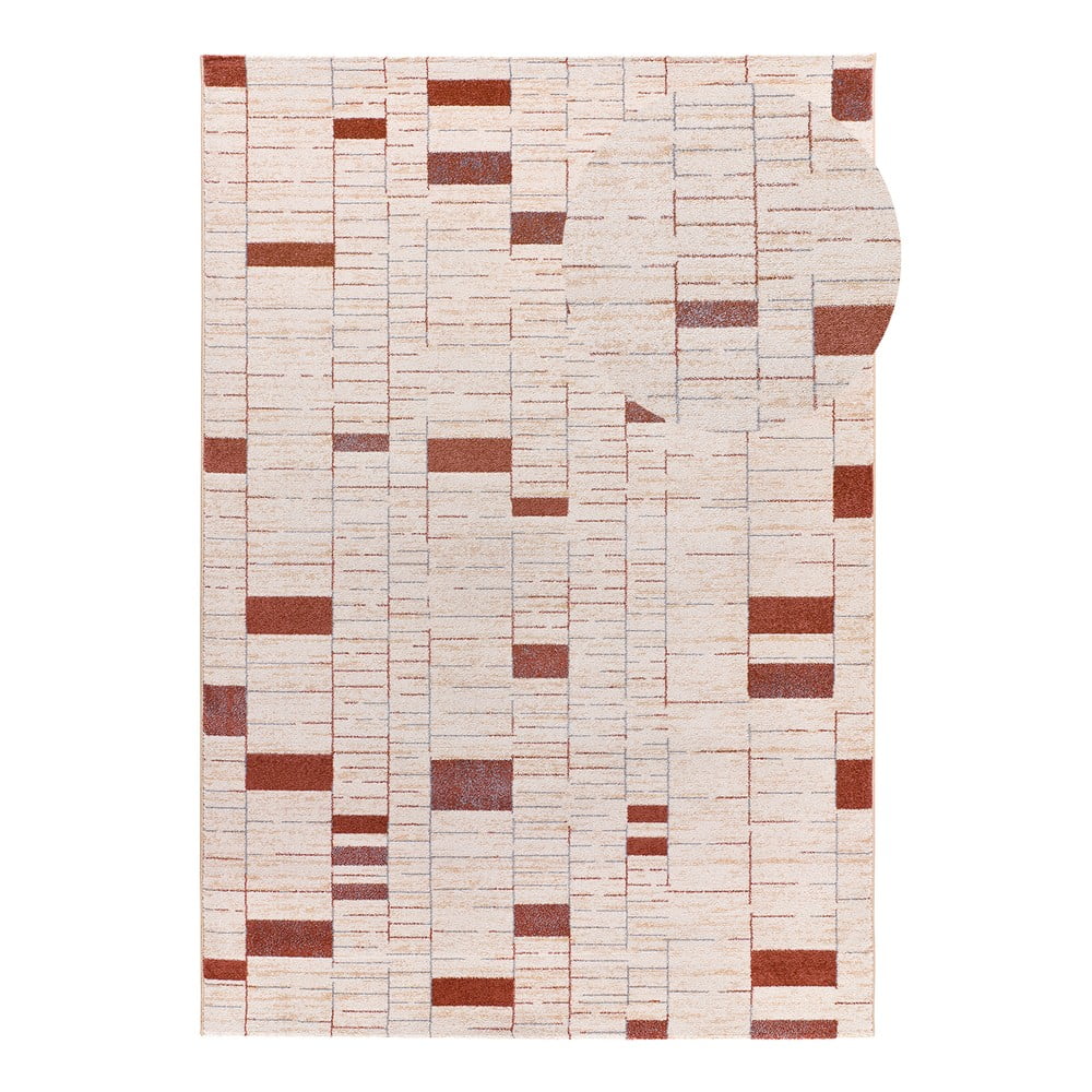 Tappeto color mattone/color crema 160x230 cm Beruti – Universal | Tappeti
