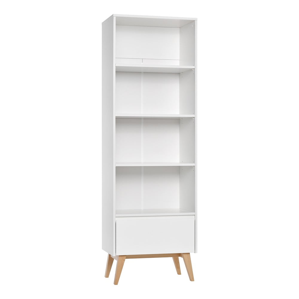 Libreria per bambini bianca , 65 x 200 cm Swing - Pinio | Librerie e scaffali per bambini