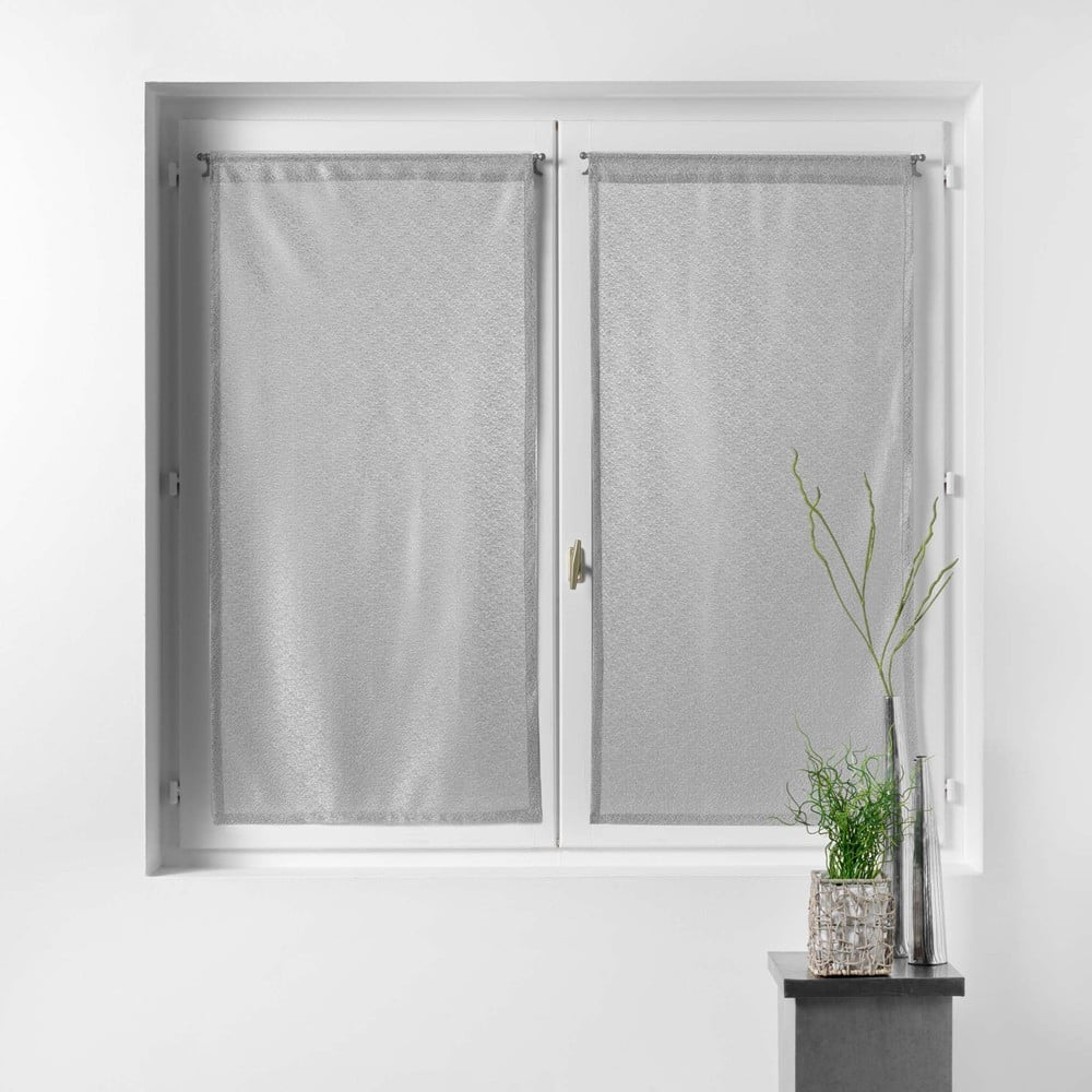 Tende grigie in set di 2 pezzi 60x90 cm Castille - douceur d'intérieur | Tende sottili