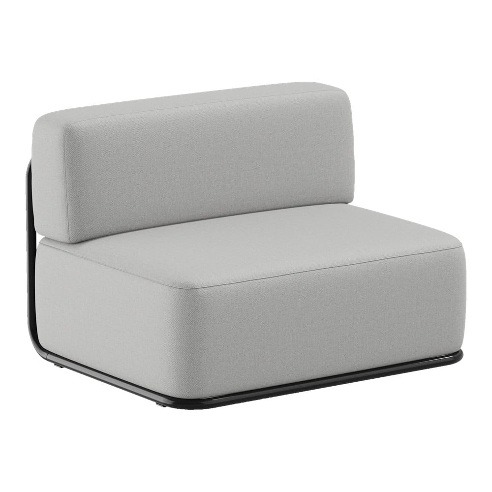 Modulo divano da giardino grigio chiaro (parte centrale) Straw - Sit Sit | Tutte le parti dei divani componibili da giardino