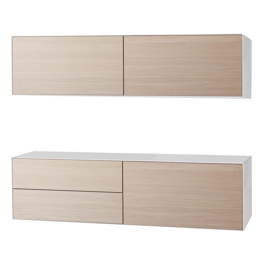 Cassettiera bassa in rovere decorata in set di 2 180x46 cm Edge by Hammel - Hammel Furniture | Cassettiere