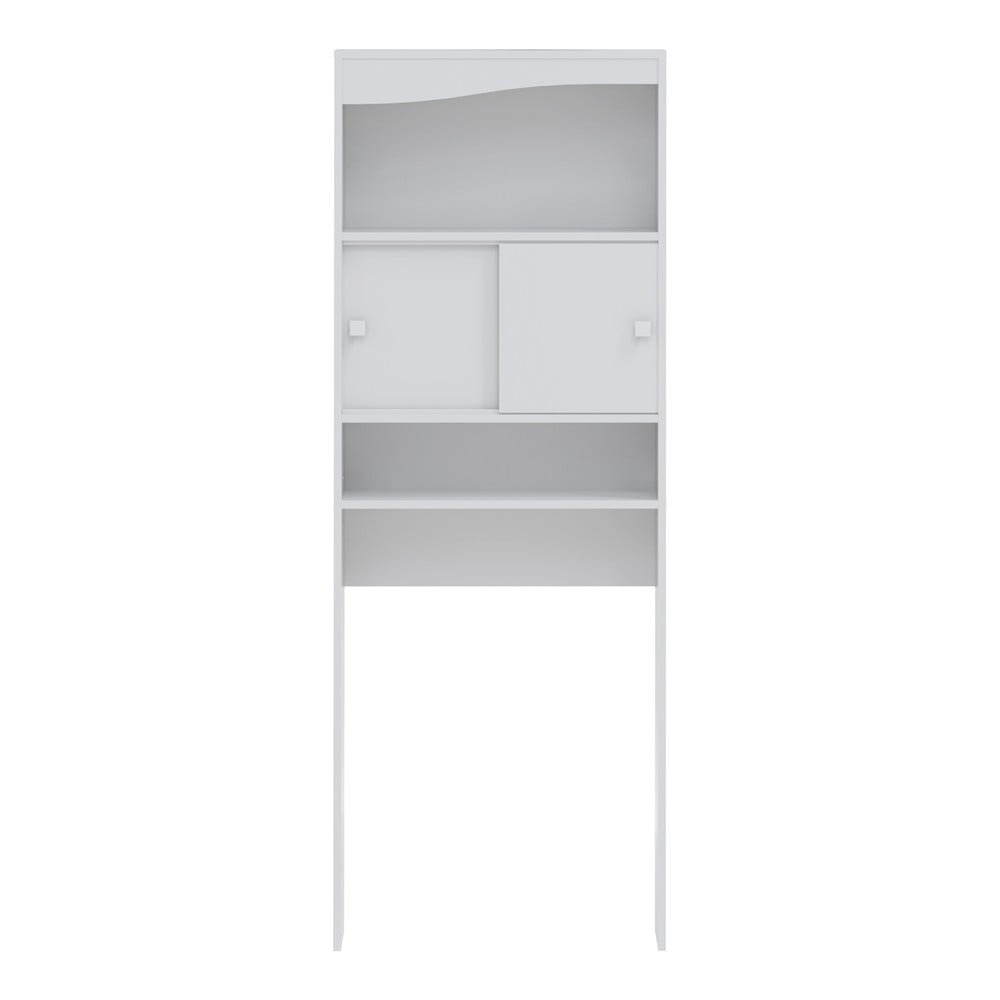 Mobile bianco sopra la lavatrice/WC 64x177 cm Wave - TemaHome | Armadietti e mobili da bagno