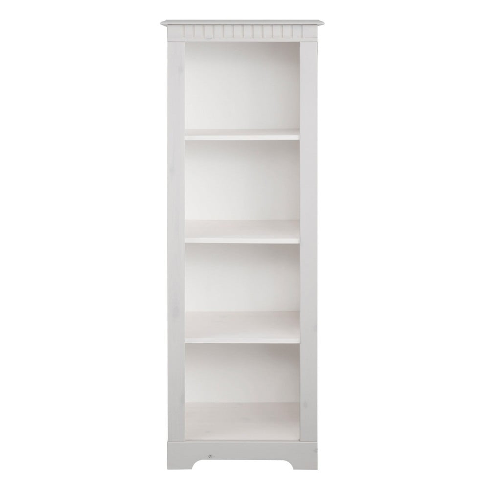 Libreria in legno di pino bianco 50x135 cm Cubrix - Støraa | Librerie