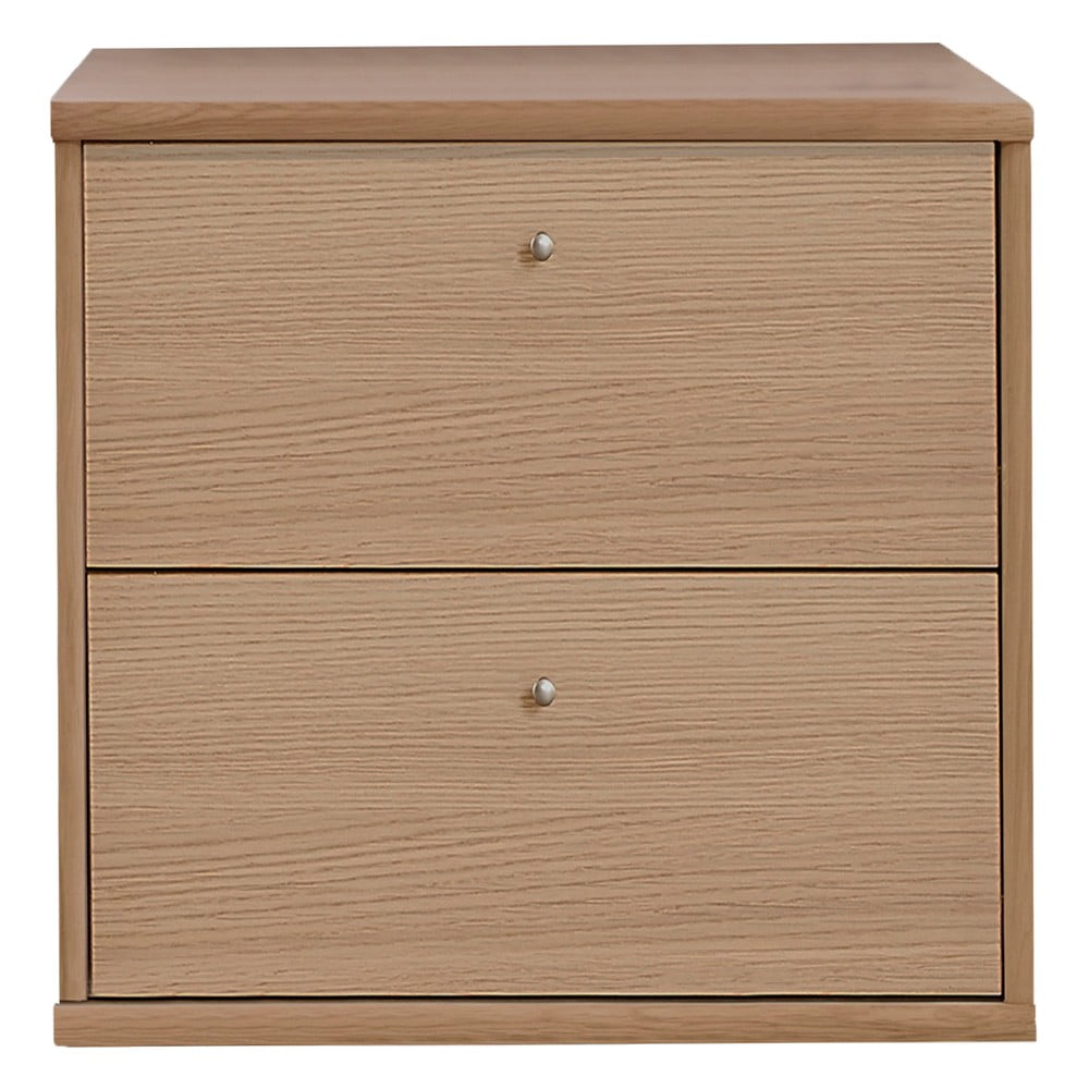 Comodino sospeso con mensole in rovere Mistral - Hammel Furniture | Comodini