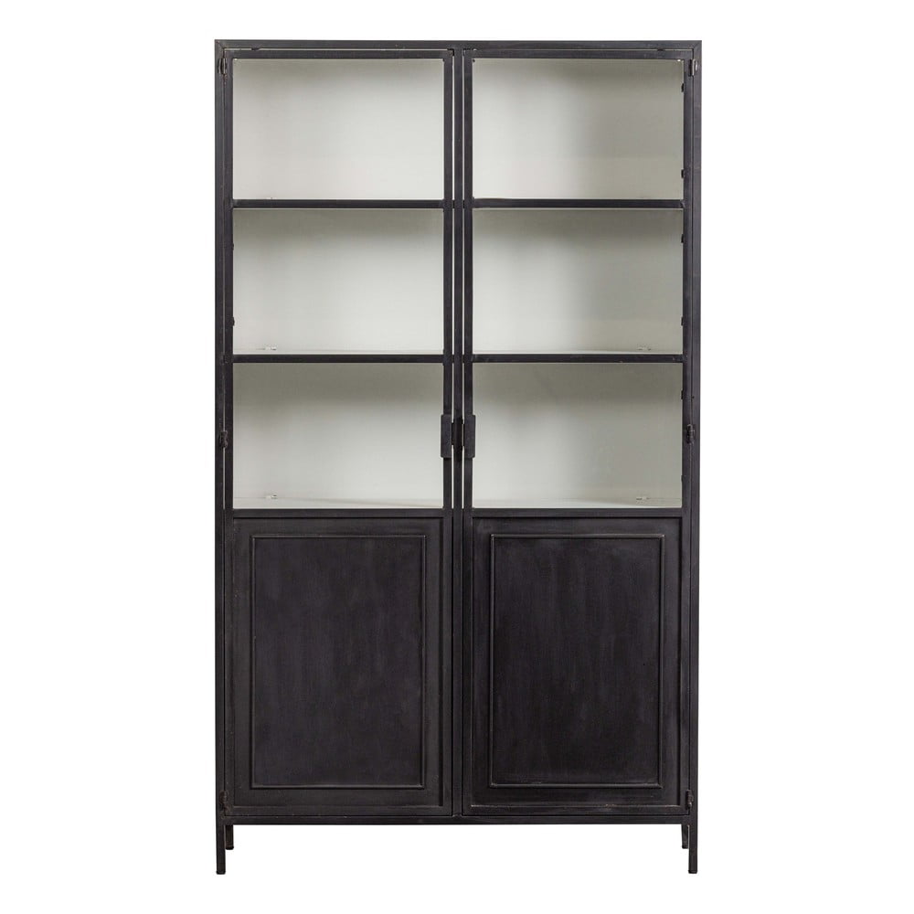 Vetrina in metallo nero 110x189 cm Nora - Basiclabel | Vetrine