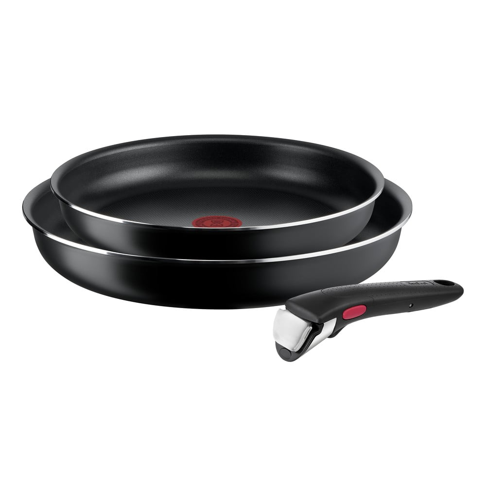 Set di pentole in alluminio 3 pezzi Ingenio Easy Cook & Clean Black - Tefal | Padelle
