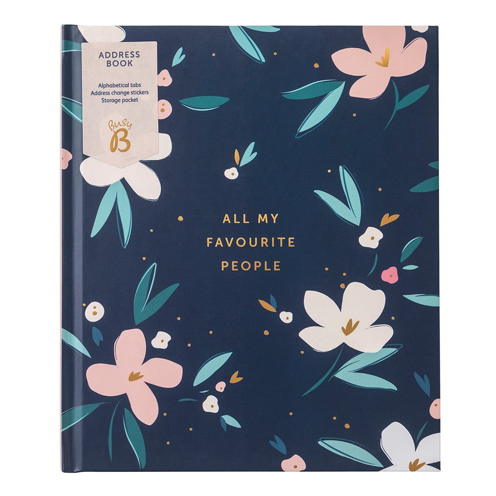 Elenco di etichette adesive Navy Blush, 104 pagine - Busy B | Quaderni