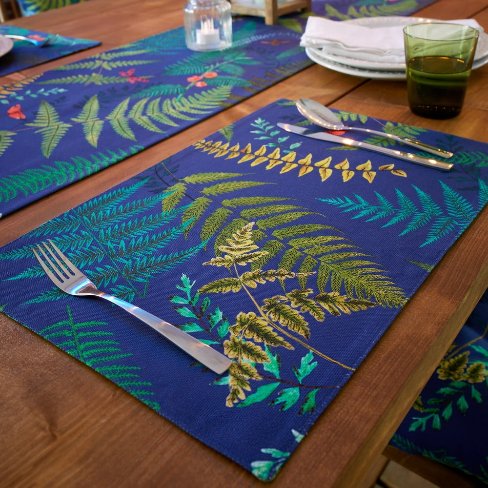 Tovagliette di stoffa in set da 2 30x46 cm Woodland Fern - RHS | Tovagliette