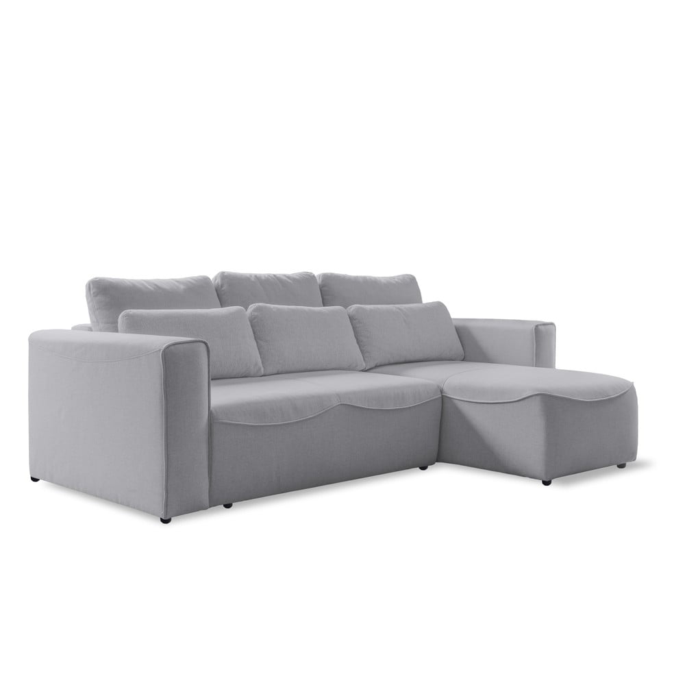 Divano letto angolare grigio chiaro (variabile) Homely Tommy - Miuform | Divani ad angolo