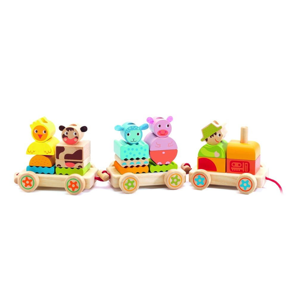 Treno di legno Farm Train - Djeco | Auto