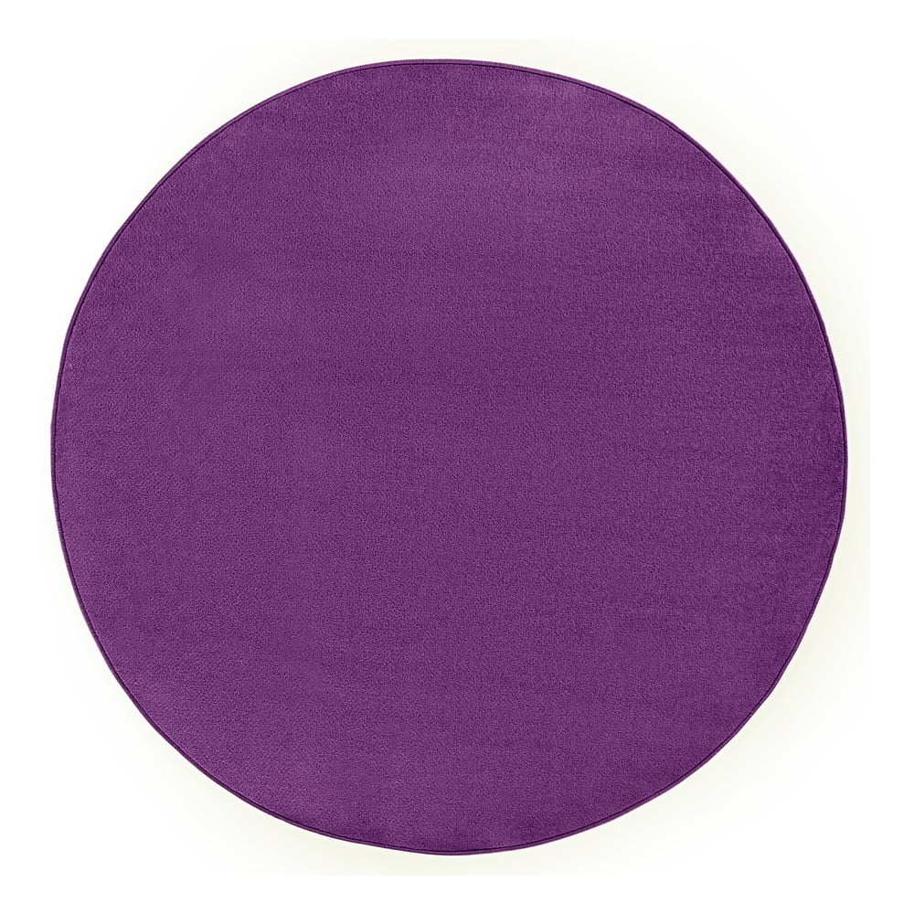Tappeto rotondo viola scuro ø 133 cm Fancy - Hanse Home | Tappeti