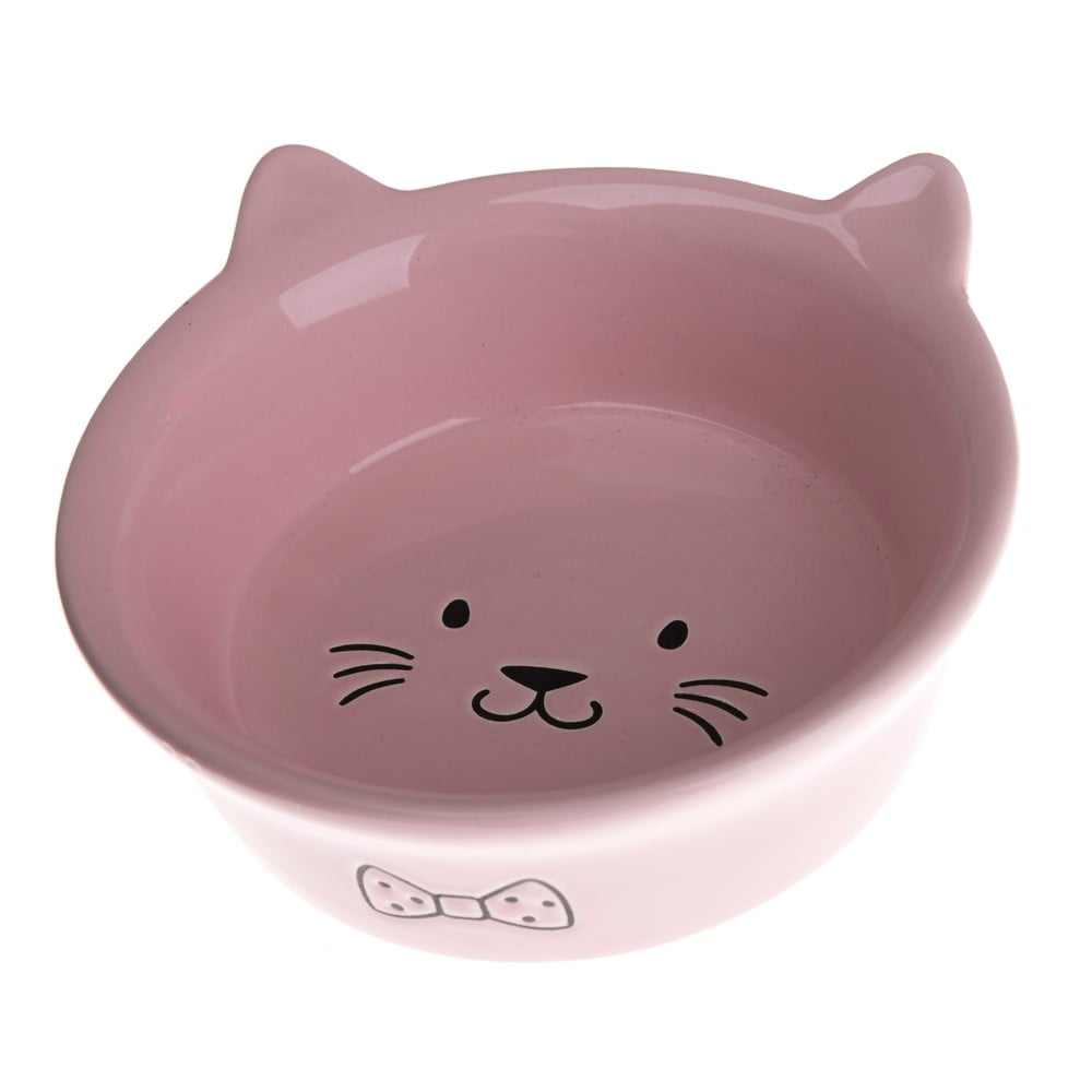 Ciotola per gatti in ceramica rosa, ø 14 cm - Dakls | Ciotole per cani e gatti