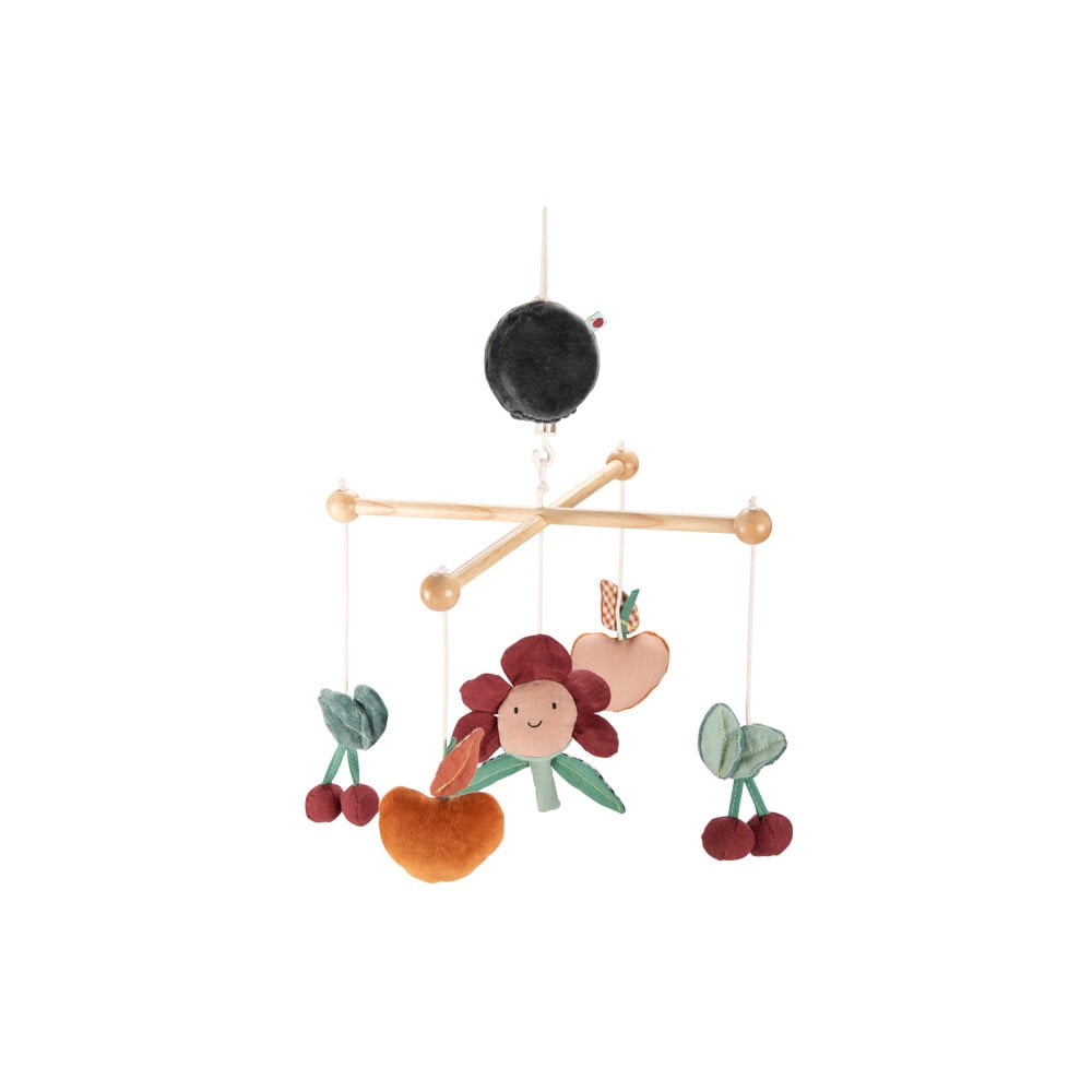 Giostra musicale sospesa Pomme des Bois - Moulin Roty | Giocattoli per neonati