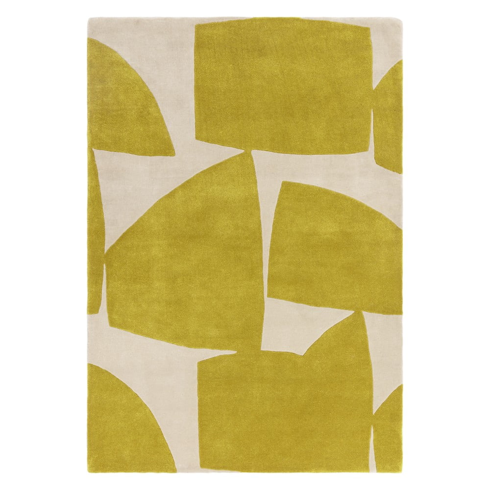 Tappeto giallo ocra tessuto a mano in fibra riciclata 200x290 cm Romy - Asiatic Carpets | Tappeti