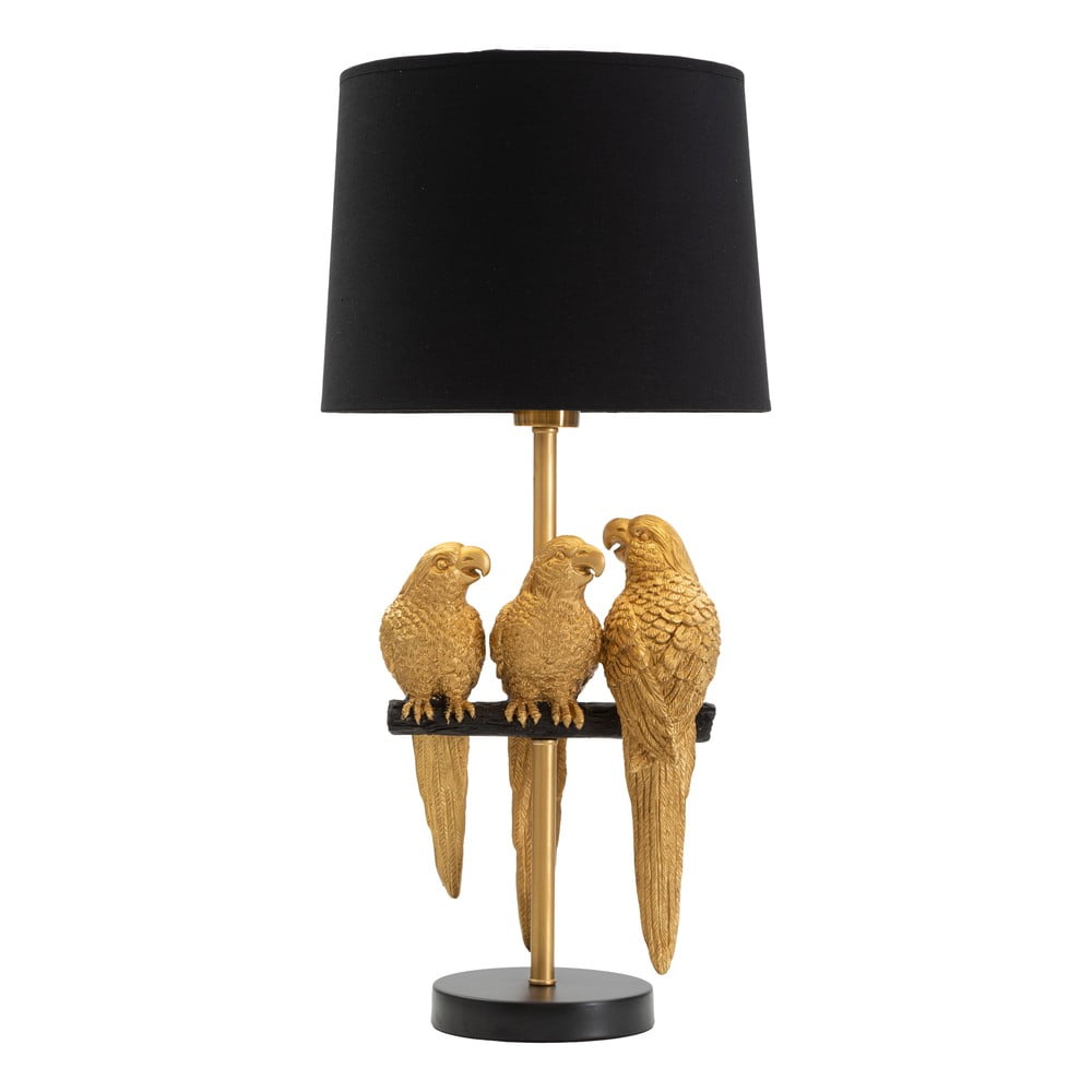Lampada da tavolo nera Parrots - Mauro Ferretti | Abat-jour e lampade da tavolo