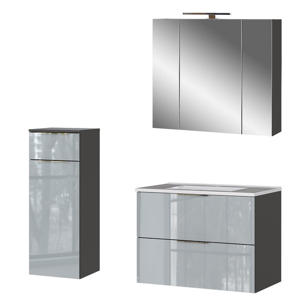 Set da bagno grigio Vasio - Germania | Set da bagno