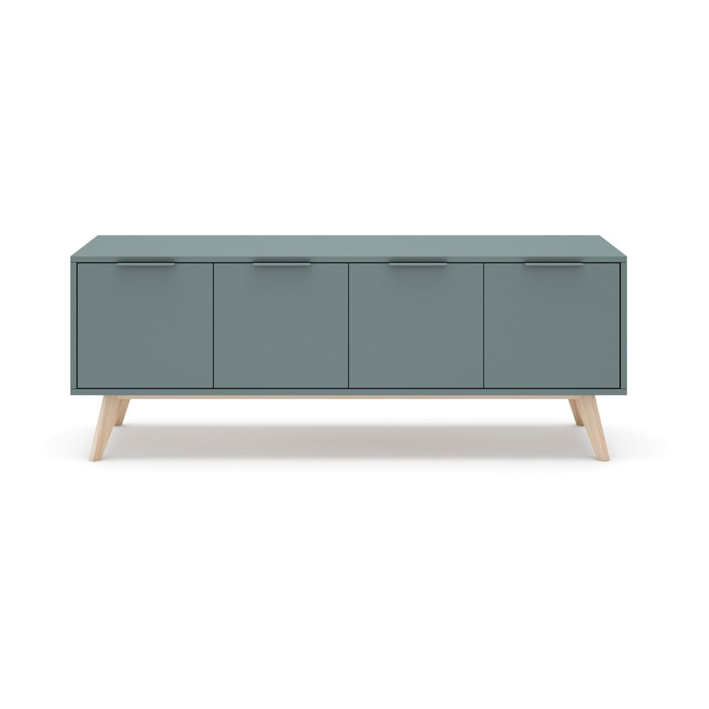 Mobile TV verde polveroso 140x53x40 cm Pisco – Marckeric | Mobili TV