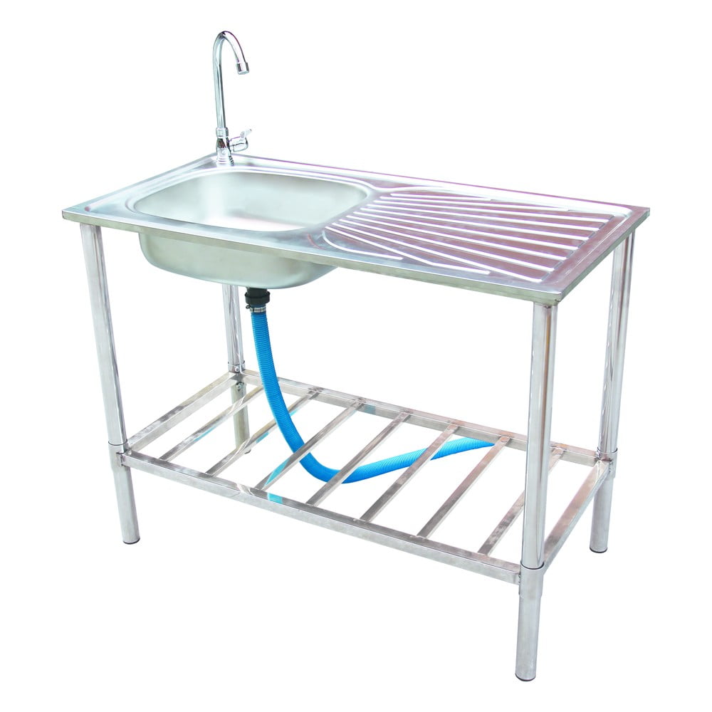 Banco di lavaggio esterno con lavello - Garden Pleasure | Strumenti per l'irrigazione