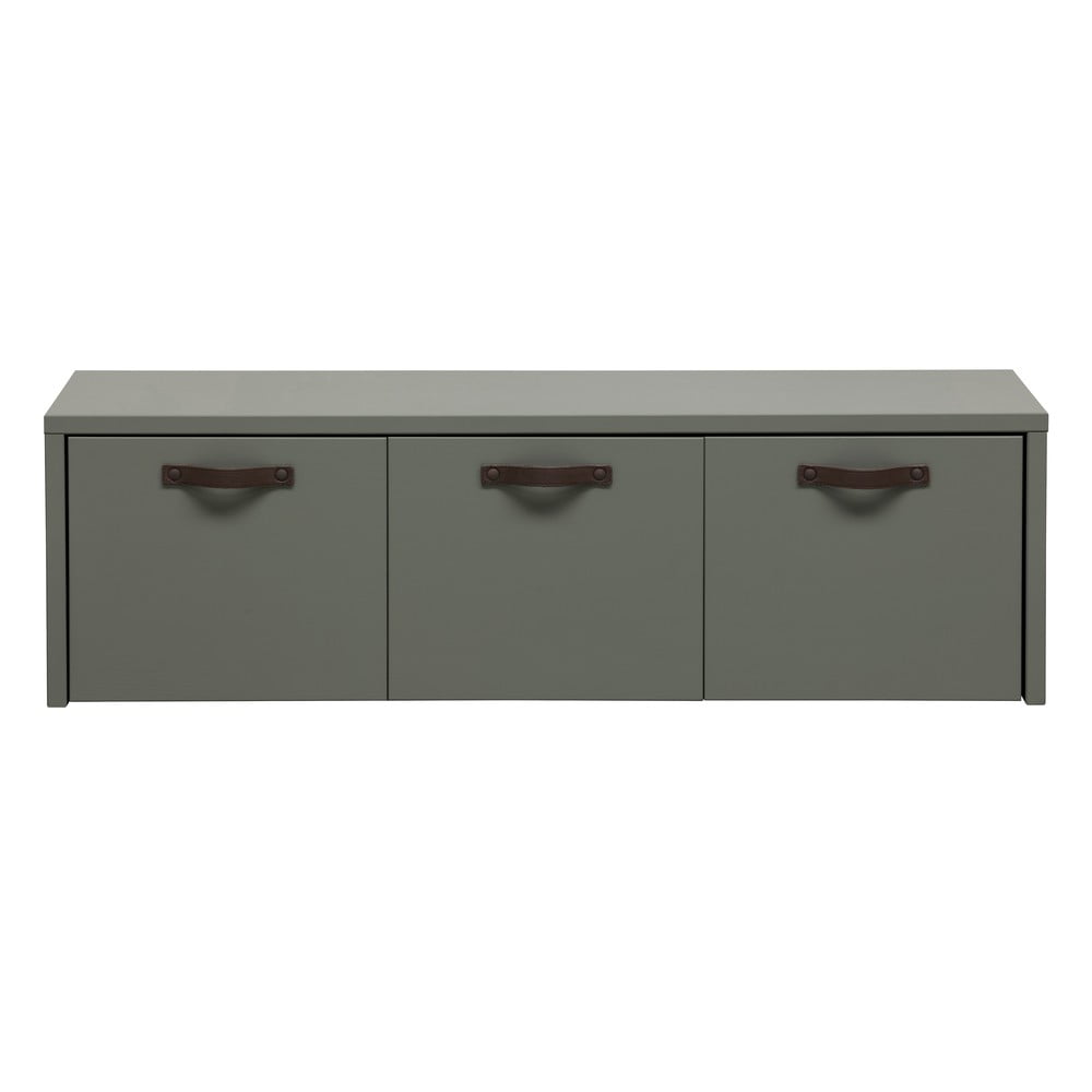 Mobile per bambini verde-grigio in legno di pino 120x36 cm Stage - vtwonen | Armadietti per bambini