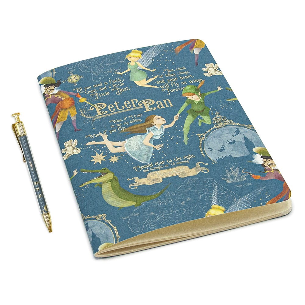 Taccuino con penna 64 pagine formato A5 Peter Pan - Kartos | Quaderni