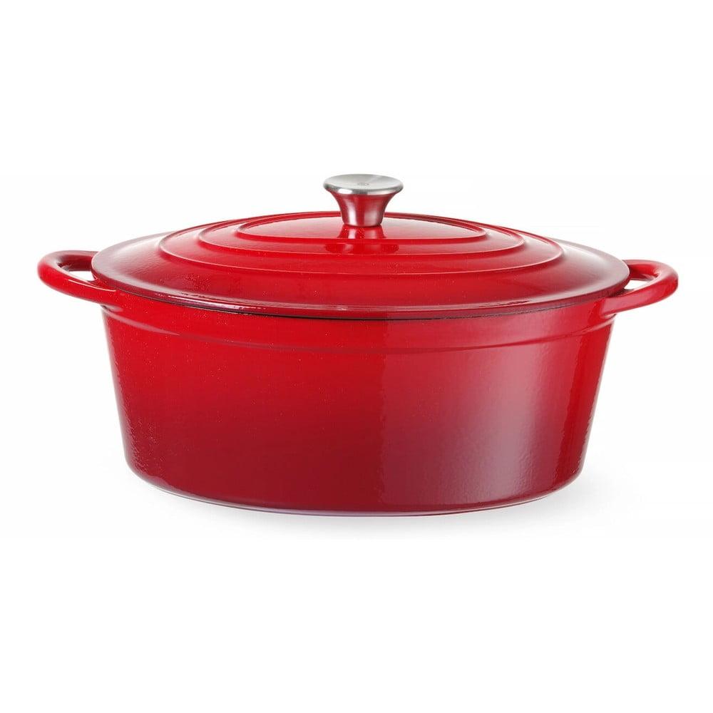 Casseruola in ghisa con coperchio per induzione 6,88 l - Hendi | Pentole