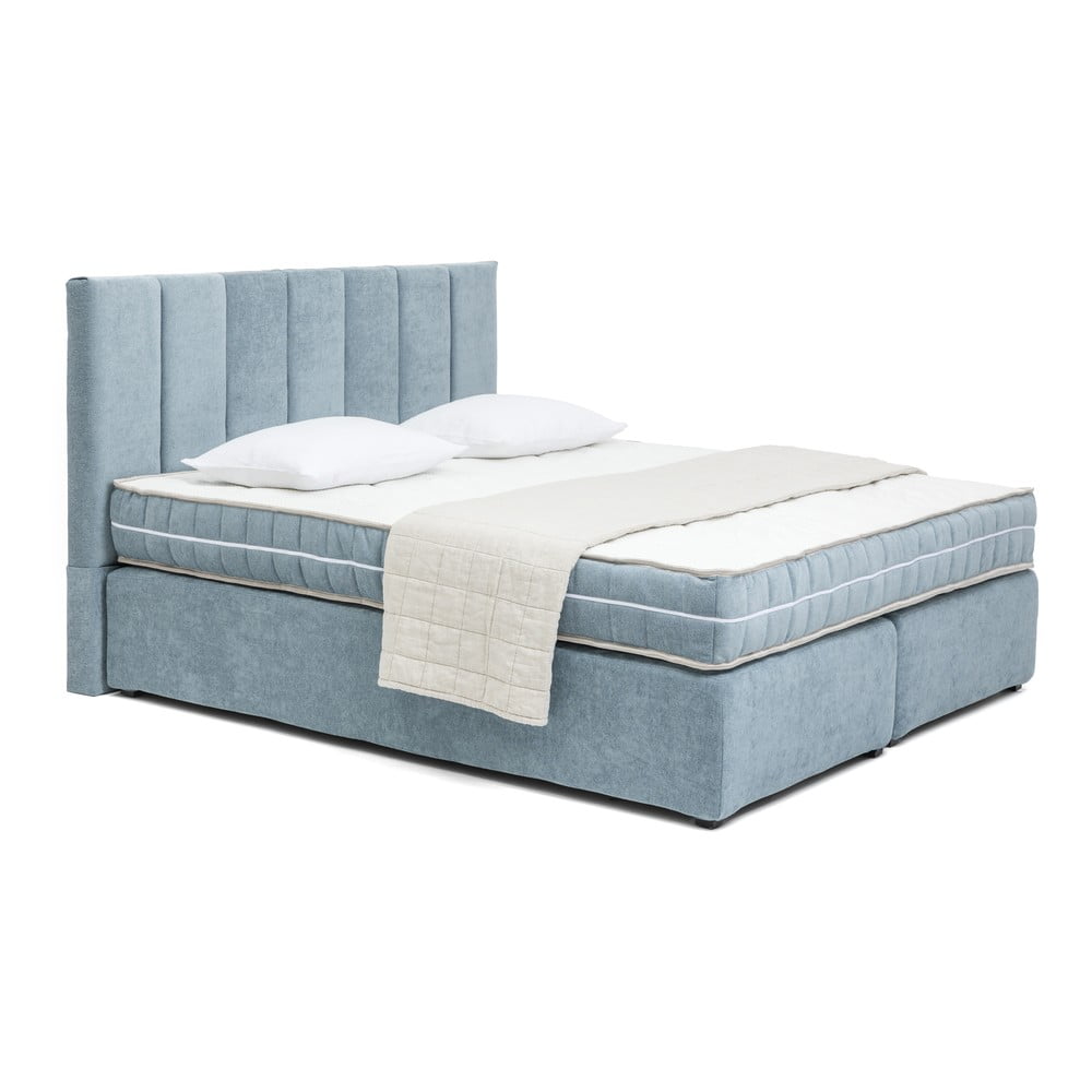 Letto boxspring blu 180x200 cm Olia Bold Line – Bonami Selection | Letti boxspring