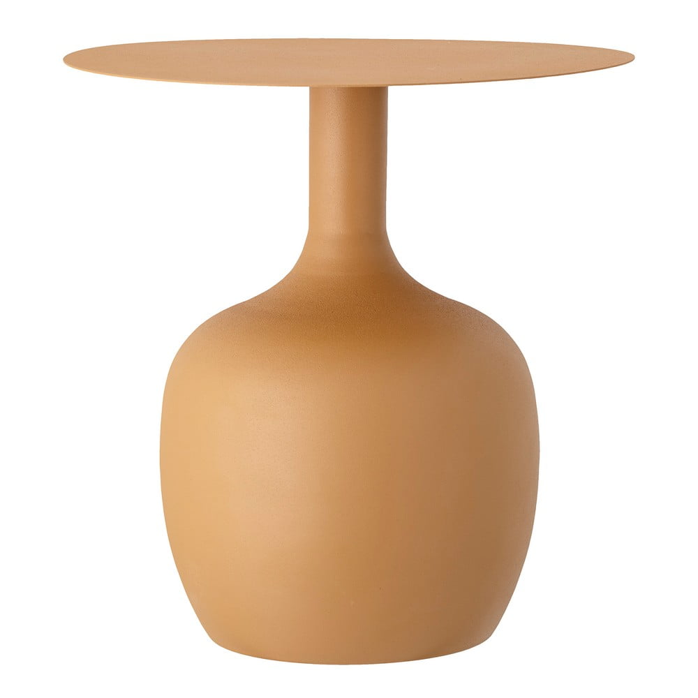 Tavolino rotondo in metallo arancione ø 46 cm Ayah - Bloomingville | Tavolini