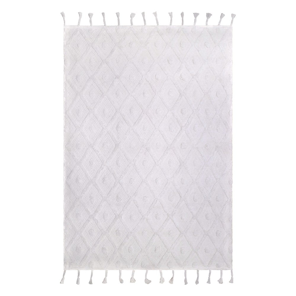 Tappeto bianco fatto a mano, 120 x 170 cm Orlando - Nattiot | Tappeti per bambini
