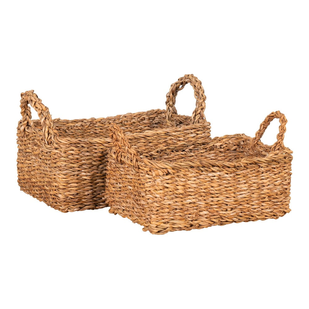 Cestini in seagrass in set da 2 32x23x13 cm Morella - House Nordic | Ceste