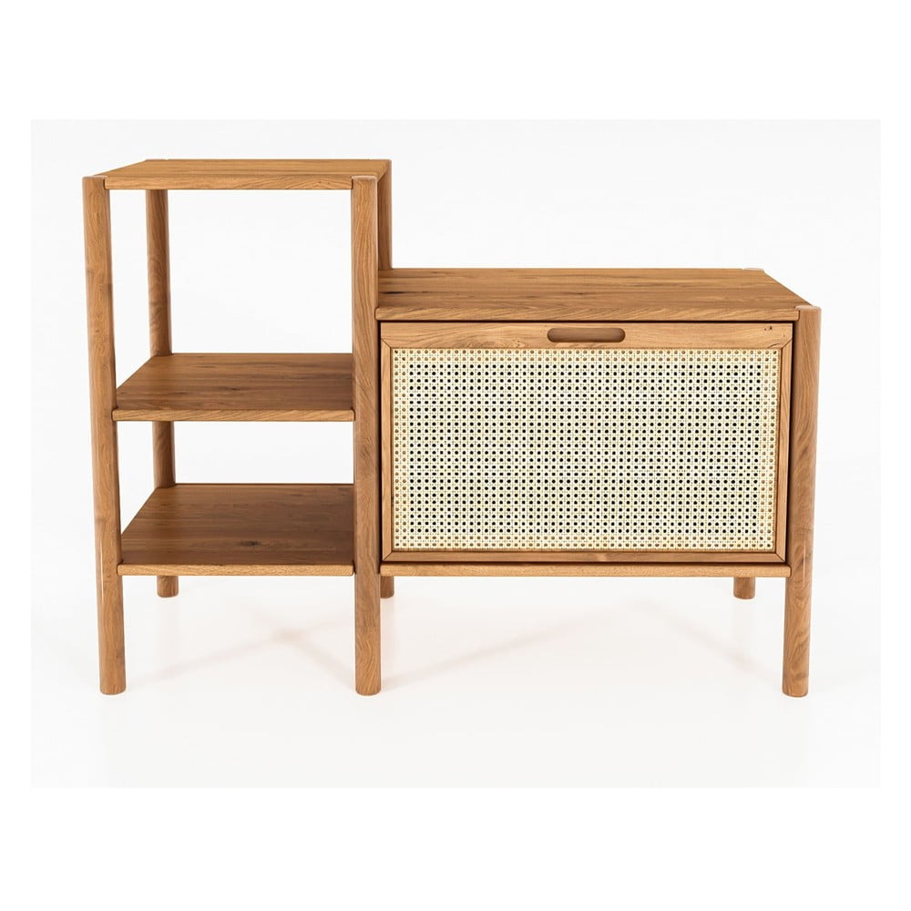 Libreria in legno di quercia in colore naturale 115x86 cm Pola - The Beds | Librerie