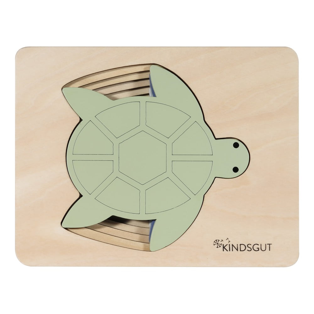 Puzzle in legno Turtle - Kindsgut | Puzzle
