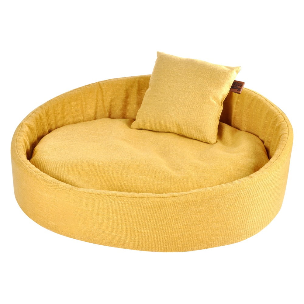 Letto giallo per cani 60x80 cm - Love Story | Cucce per animali