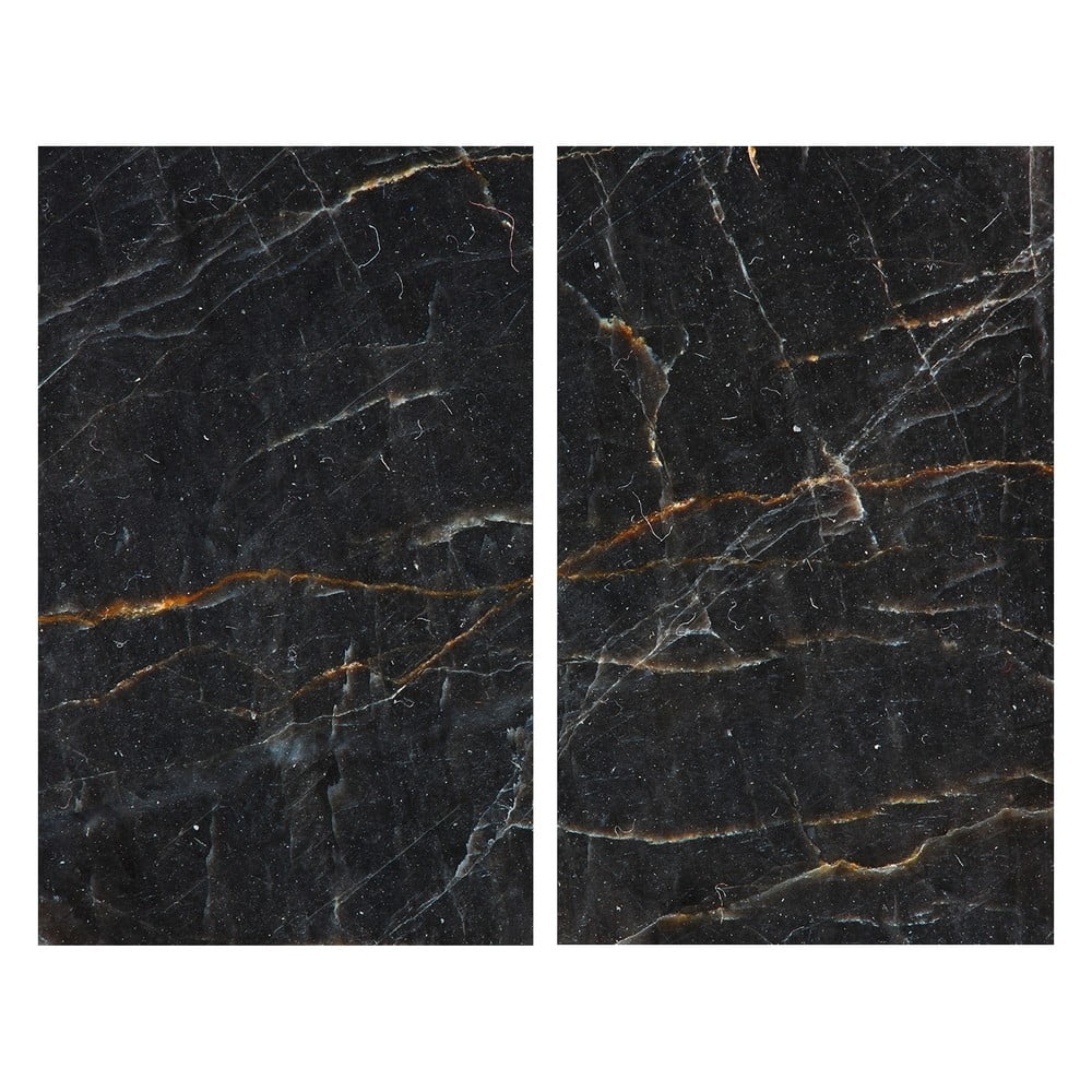 Coprifuoco in vetro temperato in set da 2 52x30 cm Marble - Allstar | Coperture per piani cottura