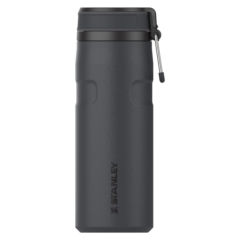 Borraccia termica nera 470 ml The IceFlow™ Bottle Twist Flip Black – Stanley | Thermos