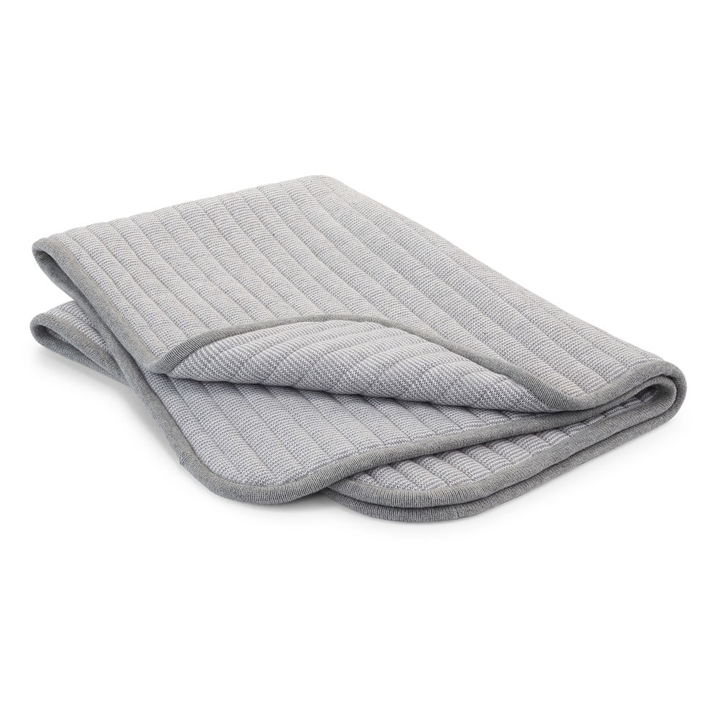 Coperta grigia in cotone per cani 90x120 cm Onda Pebble L - MiaCara | Cucce per animali