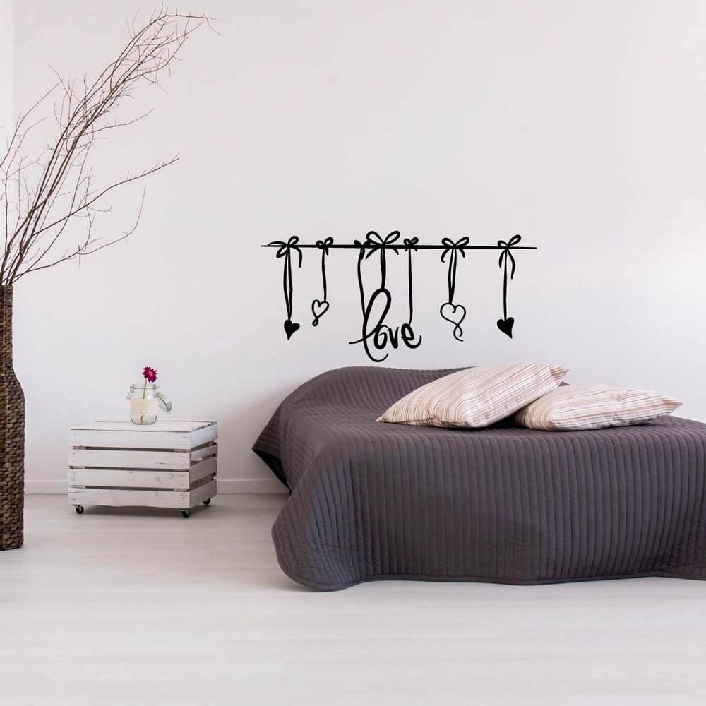 Testiera Love con adesivo bianco - Ambiance | Adesivi