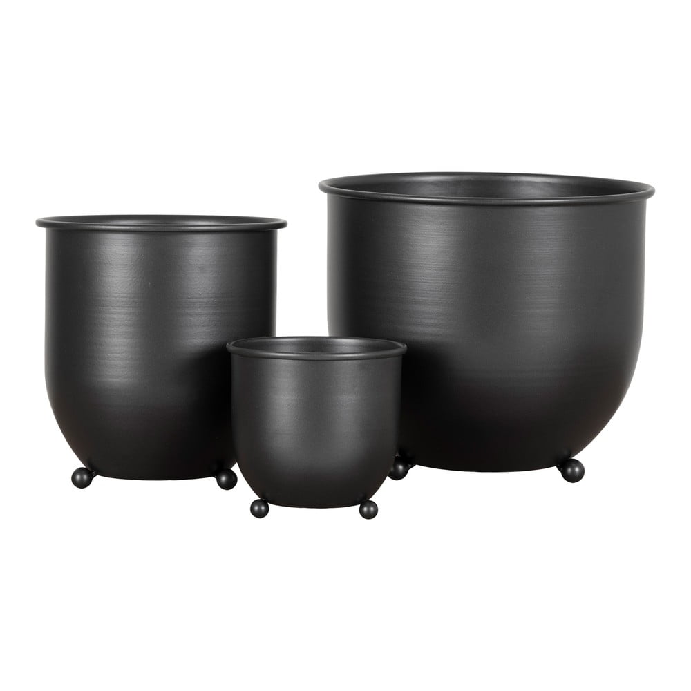 Set di coprivaso in metallo 3 pz ø 22 cm Nova – House Nordic | Vasi per fiori