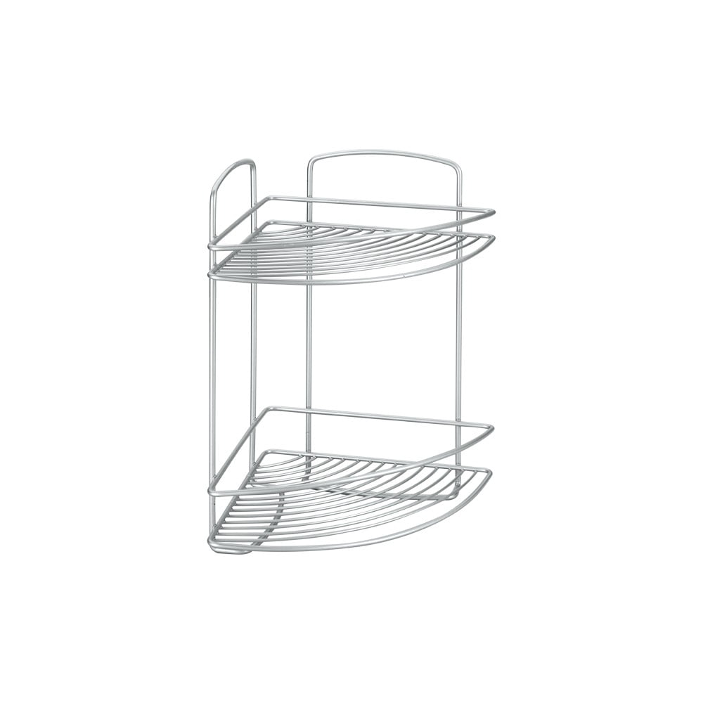 Bagno a due livelli Scaffale ad angolo Onda - Metaltex | Mensole per il bagno